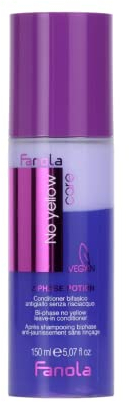 FANOLA CONDITIONER BIFASICO ANTIGIALLO SENZA RISCIACQUO NO YELLOW CARE 150 ML