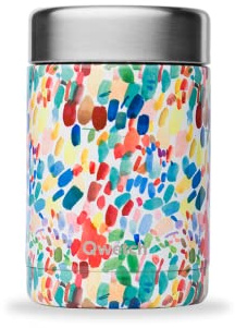 QWETCH - Boite Repas Isotherme - Lunchbox Inox - 5h Chaud et 7h Froid - Sans BPA, Étanche & Reutilisable - Arty 340ml