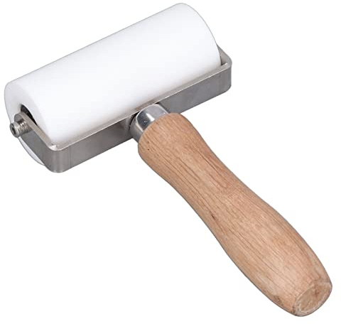 Pressure Seaming Roller for Hot Air Welding Soldering Tool, 90mm/3.5in Silicone Roller Smoothing Seam Roller Tool for High Temperature Welding