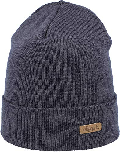 Eisglut Unisex barnmössa Toni Cotton Kids, marine, En Storlek