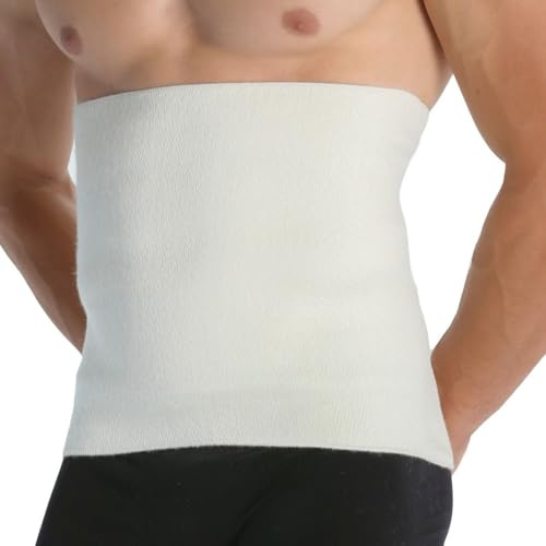 Easy8 – S Ceinture Lombaire Homme Femme en Laine et Coton, Ceinture Abdominale Homme Femme, Gaine, Mal de Dos, Elastique, Ventrale, Thermique, Pancera
