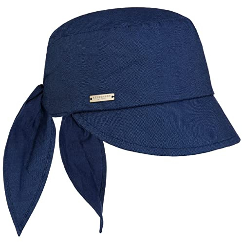 Seeberger Cotton Chambray Damencap Baumwollcap Schirmmütze Visor Sonnenvisor Damen - mit Schirm Sommer Frühling-Sommer