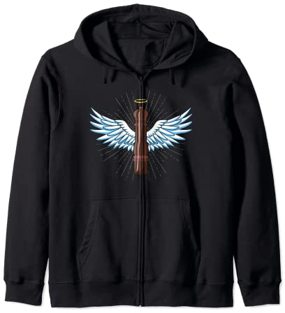 Moulin à poivre avec ailes d'ange Sweat à Capuche