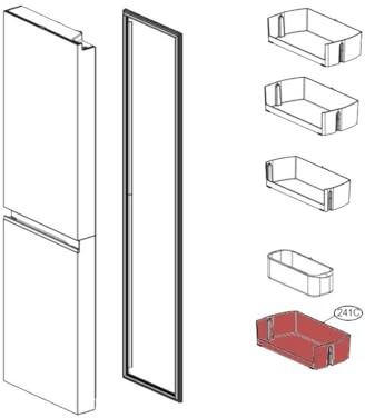 Lower Shelf (241C) Fridge Freezer MAN64890001 LG