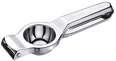 STL Manual Lemon Squeezer Heavy Duty, Premium Stainless Steel Lemon Orange Lime Citrus Press Juicer Hand Juicer, | 2 in 1 | Comes with Bottle Opener Anti Corrosive and Dishwasher Safe