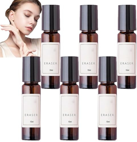 Siero per gli occhi in olio roll-on, rullo anti-età per borse, gonfiori e rughe sotto gli occhi, idratazione profonda, comodo per una facile applicazione, ravvivante per occhiaie e stanchi (6pcs)
