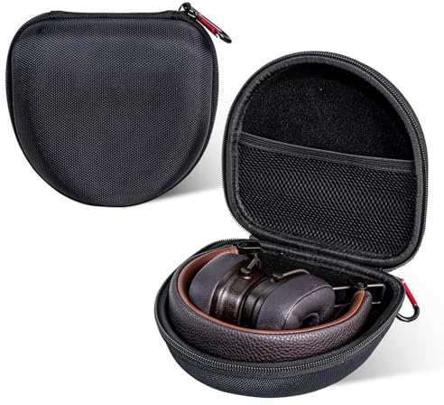 On Ear Bluetooth Headphones Case Storage Carrying Bag Compatible with Marshall Major V/IV/III/II/ 5/4/ 3/2 (Black)