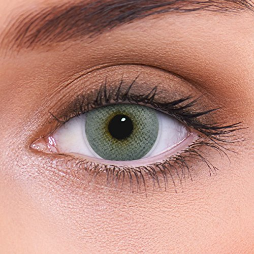 LENZOTICA Atlantis Grau, -3.50 Dioptrien, DIA 14.00, Monatslinsen, 2 Stück (1 Paar)