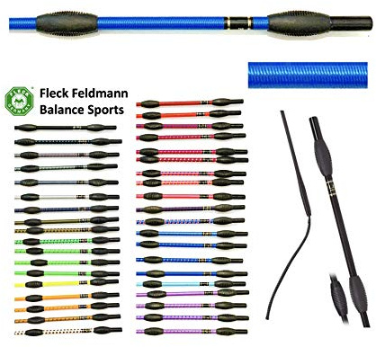 JA Horse Fleck Feldmann Balance Sports Dressurgerte Gerte Reitgerte (Royalblau, 110 cm)