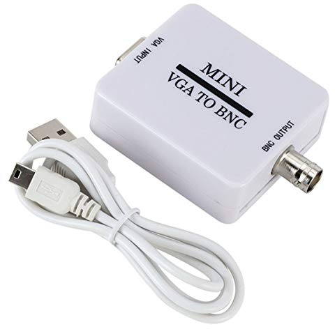 SH-RuiDu Mini HD 1080P VGA to BNC Video Converter VGA to BNC Output Surveillance Video Converter Adapter