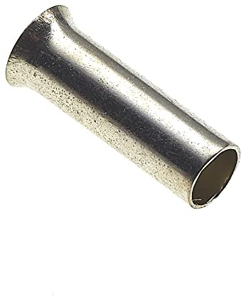 Ghiere Bootlace Non Isolate Da 8 Mm X 2,5 Mm, 14Awg, Confezione Da 100 - Connettore A Crimpare In Rame Per Fili, Connettori Terminali Di Estremità Del Cavo