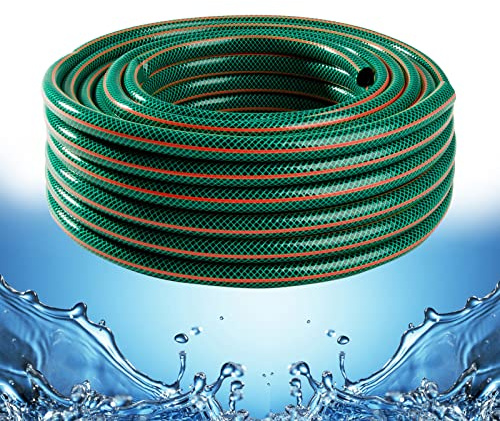 Gartenschlauch 3/4 Zoll 20m 30m 50m Grün Länge zur Auswahl Wasserschlauch universal (30m)