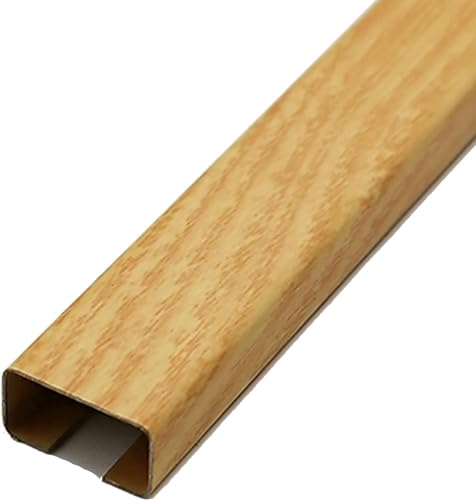 RAKKYO Kabel-Bodenabdeckung, Kabelabdeckungen for Hartholzböden/antike Wände – 1 m (39 Zoll) lang, Edelstahl, große Dicke Metalllampe, Computerkabelschutz, Küche/Schlafzimmer/Zuhause (Size : 5 Cables