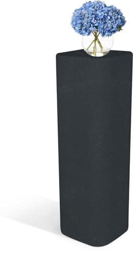 Kloris Columna Cuadrada Expositor Soporte para Mesa Dulce de plástico 30 x 30 x 70 cm (Altura)