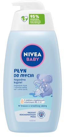 NIVEA BABY Waschflüssigkeit mildes Bades, 450 ml