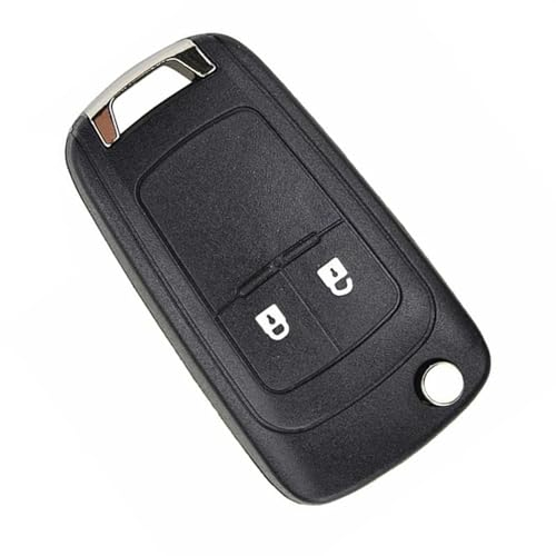 PUNICS Autoschlüssel Hülle Kompatibel Mit Opel Für Corsa D 2006 2007 2008 2009 2010 2011 2012 2013 2014 1 Stück Autoschlüsselgehäuse Autoschlüsselgehäuse Abdeckung Autoschlüsseletui (Color : 2button)