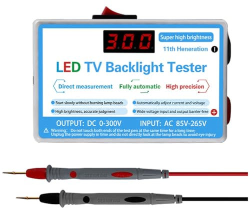 BRIUERG Mehrzweck-LED-TV-Hintergrundbeleuchtungstester, LED-Streifen, Perlen, Testwerkzeug, TV-ReparaturausrüStung für LED-Hintergrundbeleuchtungstester, EU-Stecker
