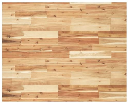vidaXL Tablero Escritorio Madera Maciza Acacia sin Tratar 100x80x4 cm, encimera, encimera de baño, encimera de Garaje, encimera de Cocina