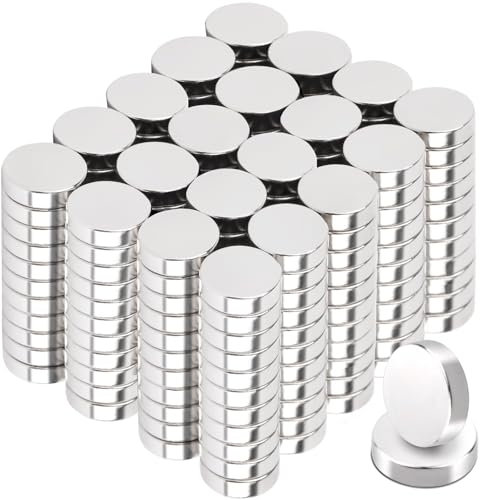 Aenienoe Magneter 8 x 2 mm, små magneter, starka neodymmagneter mini 220 stycken runda för magnetisk tavla anslagstavla, kylskåp, whiteboard, hantverk foton, starka magneter