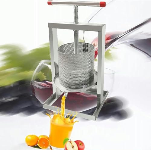 FUEPRFL Press And Fruits Crusher Fruit Press Of Sidra Press Apple Press 2l/4l/8l Fruit Press Tool To Make Manual Juice Sidra Apple Grape Berries Wine Crusher ~/
