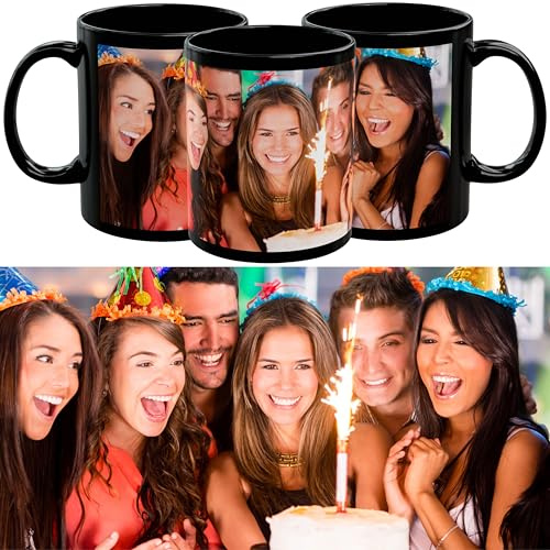 Taza personalizada con una imagen o texto, taza personalizada, taza de cerámica apta para microondas y lavavajillas, 325 ml