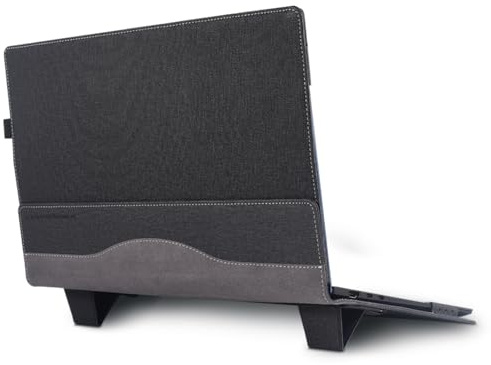 Laptop-Schutzhülle für Samsung Galaxy Book5/4/3/2 Pro 360 15.6 Pro5/4/3/2 NP950 NT955 NP750 Notebook-Hülle mit Ständer, Schwarz, 39,6 cm (15,6 Zoll)