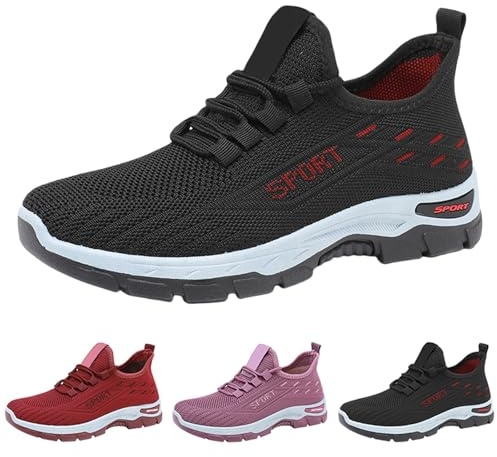 Baskets pour femme - Légères - Orthopédiques - Chaussures de course - Chaussures de sport - Slip On - Respirantes - Chaussures de loisirs - Tennis - Fitness - Jogging - Chaussures de marche