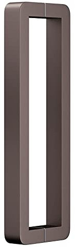 Ladugårdsdörr skjutdörrshandtag fyrkantigt entrédörrhandtag i rostfritt stål, dubbelsidigt glasgrindshandtag för butiks-/restaurang-/klubb-/studiodörrar (storlek: 122,5 cm/48,2 tum