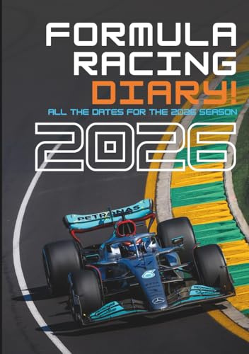 Formula Racing Diary 2026: A5 | Week to View Layout | UK Holidays and Observances