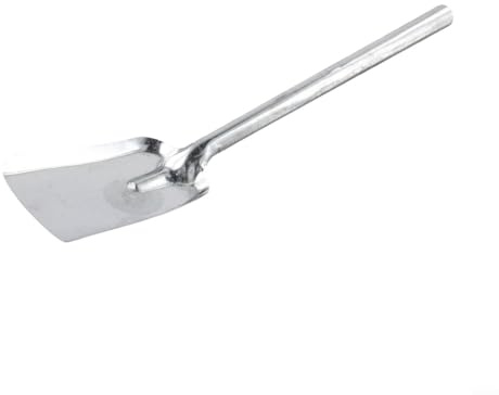 Charcoal Shovel Cleaning Tool Made of Iron for Fireplace and BBQ Use, Extended Handle for Comfort, Designed for Ash and Soil Removal