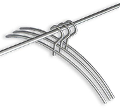 Kleiderbügel-Set drehbar 3 Stück, Edelstahl matt gebürstet, rutschfest, Designer-Garderobenbügel, Premium Jackenbügel, hochwertig, Metall rostfrei, langlebig, 100% Made in Germany - PHOS Design