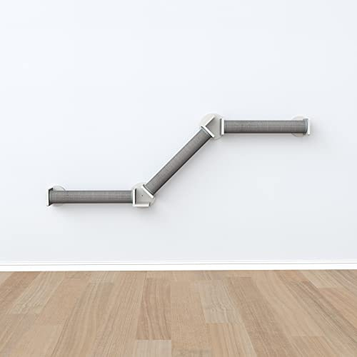 Wand-Set 2, Kletterpfad, 195 × 78 cm, weiß/grau