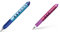 Faber-Castell 149847 - Schulfüller Scribolino, für Rechtshänder, Feder A, blau, 1 Stück & 149846 - Schulfüller Scribolino, für Rechtshänder, Feder A, brombeer, 1 Stück