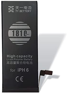 [TY BETTERY] Batterie Compatible avec iPhone 6 de 1810 mAh | A1549, A1586, A1589 | Garantie 24 Mois