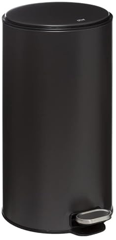 univers decor Poubelle métal Delta 30 litres Atmosphéra (Noir)