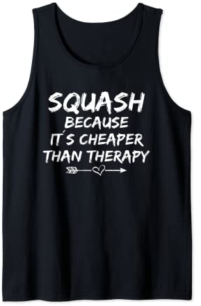 Squash Trainer Squash Spruch Outfit Squash Spieler Tank Top