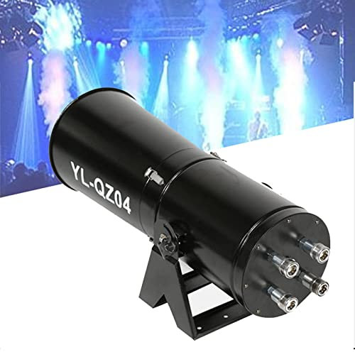 Máquina de humo Máquina de niebla de columna de aire con interruptor de control de cable Distancia de pulverización 6-8 M Máquina de humo de fiesta de CO2 profesional de 180 W para discoteca, fiesta d