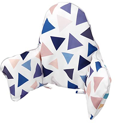 LLHQAMT Kissen für Hochstuhl, Stuhlkissen IKEA Antilop Hochstuhl, Sitzkissen, Eingebautes aufblasbares Kissen, weich und bequem, Baby sitzt bequemer (Bunte Kieselsteine)
