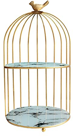 DMBDY Desk Organizer Holder Countertop s Jewelry Necklace Rings Display Stand Cruet Rack .68x14.37in/38