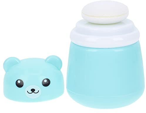 BELLIFFY Körperpuderquaste Behälter Cartoon Bär Design Puderquaste Flasche Puderbehälter Für Heimgebrauch Reisezubehör Talkumpuder Behälter