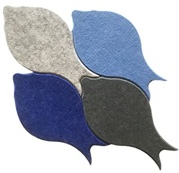 Lurrose 8 Stk wandaufkleber aus filz Korkplatte aus Filz decoraciones para sala de casa Memoboards Schild kinderzimmer wanddeko büro dekoration Foto-Anzeigetafel Notiz Bretter gefühlt