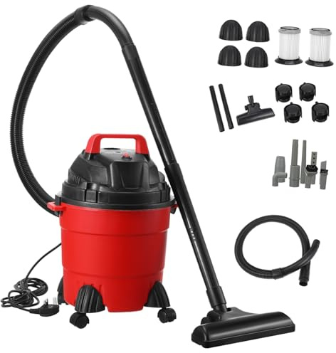15l Household Vacuum Cleaner Wet Dry Upright Vax Vacuum Dust Collector Multi-layer Filtration Uk Plug