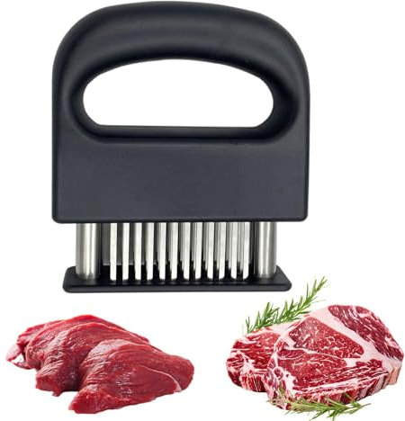 lisutupode Meat Tenderizer Tool - Stainless Steel Needle Stapler Tool | Meat Piercing Tenderizing Kitchen Gadget for Chicken, Pork, Turkey, Fish, Beef
