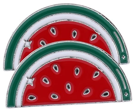 Gatuida 2stücke Wassermelonen Brosche Anstecknadel Für Kleidung Leicht Abnehmbar Niedliche Fruchtform Zum Verleihen Von Stil Für Damen Outfits Für Freizeit Und Formelle Anlässe
