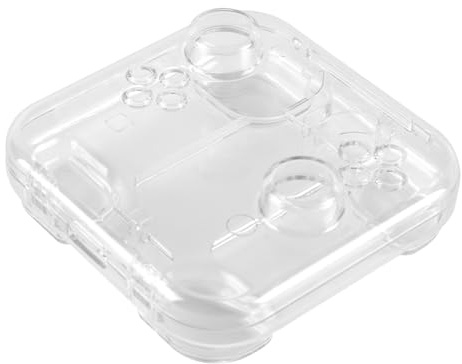 Nicear Switch/OLED Controller Storage Box with Magnetic Lock Clear Dust-Proof Protective Case for Switch Joycon and OLED Controllers Compact Design for Travel Handle Storage Box (L875/L954)