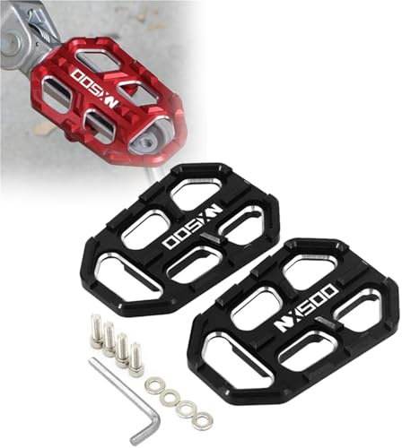 OOELAZ Per NX500 2023 2024 Pedane Accessibili per Motociclette NX 500 Pedane Anteriori Poggiapiedi Pedale Ingranditore