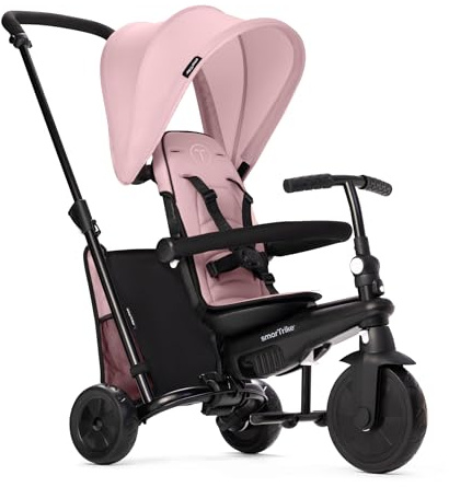 smarTrike STR3 vikbar barncykel med barnvagncertifiering för barn 1, 2, 3 år - 6-i-1 multinivåcykel - Päron