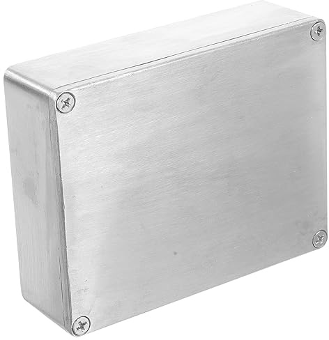 minkissy Aluminium Effektpedal Gehäuse Robustes und Stilvolles Design für Gitarren Accessoires Schützt Ihre Effektgeräte vor Schäden für Musiker und Heimwerker Aluminium Druckguss für
