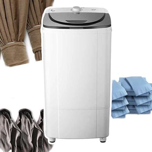 10kg Spin Dryer, Energy&power Saving Spinner, Blue Light Sterilization + Stainless Steel Inner Cylinder + Quality Motor, For Those With Limited Space Such As Caravans, A
