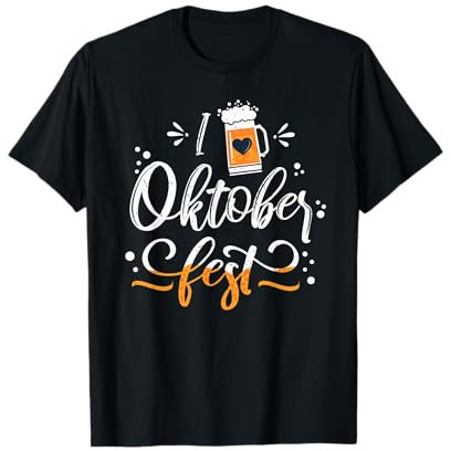 I Heart Oktoberfest J'aime Oktoberfest ! Prost ! Bière Meme T-Shirt